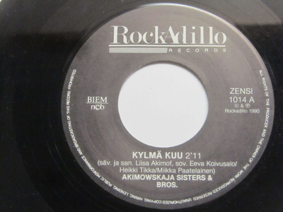 Akimowskaja Sisters & Bros.: Kylmä kuu 7" single 1990