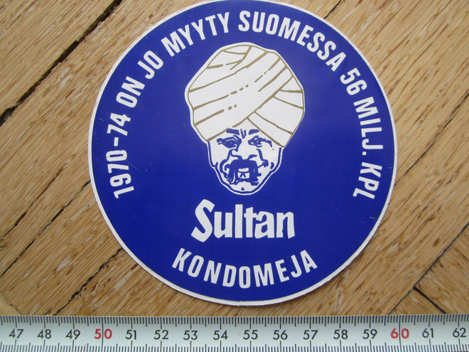 SULTAN KONDOMI TARRA 70-LUVULTA