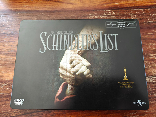 Schindler's list steelbook dvd