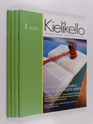 Kielikello : kielenhuollon tiedotuslehti 1-4/2010