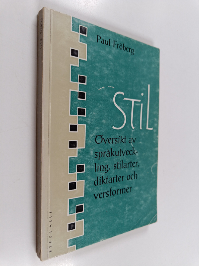 Paul Fröberg : Stil : översikt av språkutveckling, stilar...