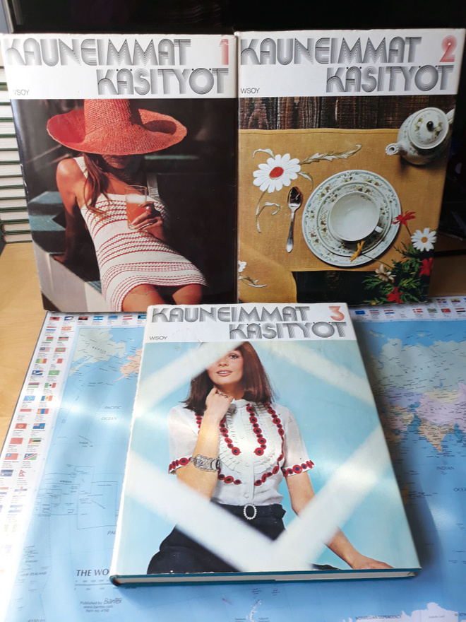 Kauneimmat käsityöt -kirja 1-3, kirjasarja
