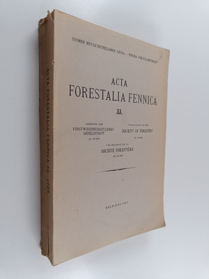 Acta forestalia Fennica 33