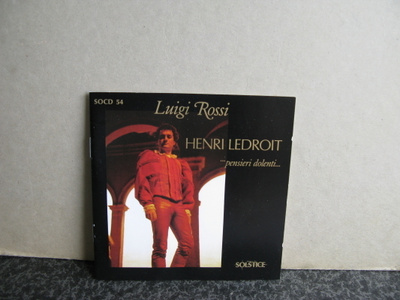 Luigi Rossi:Airs/Henri Ledroit  cd