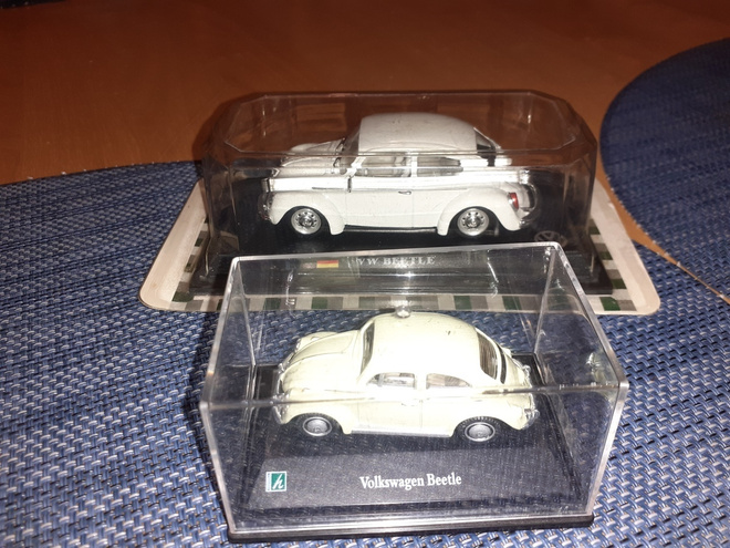 Volkswagen kupla pienoismallit 1:43 ja 1/60