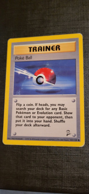 Poké Ball #121 Base Set 2 common Pokemon CCG card