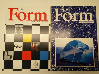 FORM 1988 vuosikerta 8 lehteä