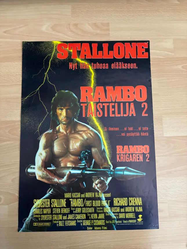 Elokuvajuliste: Rambo Taistelija 2
