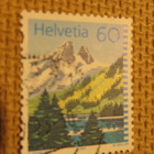 Sveitsi 1990 & 1993: käyttömerkkejä - kissa ja Alpit - pikkukuva 4