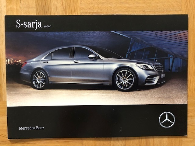 Esite Mercedes S-sarja W222, 2017, suomi