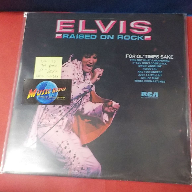 ELVIS PRESLEY - RAISED ON ROCK  M-/EX+ UK -73 1.PRESS