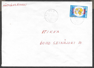 Postilähetys - SALT 1972 (LAPE 703) PV 6 27.6.1972