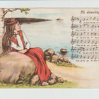 Postikortti, MUSIIKKI- SARJA, PÅ STRANDEN - pikkukuva 1