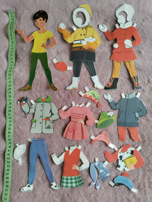 Paperinukke Pirjo 1950-60-luku