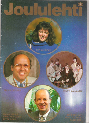 Joululehti, 3 kpl. , mm. Joululehti ja Paimenen Jou. + 1988