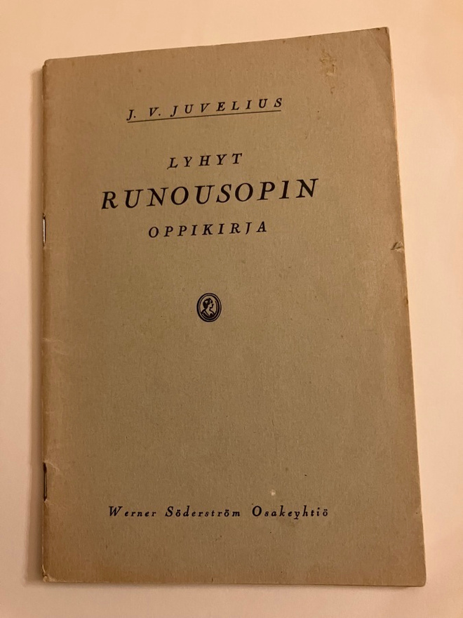 J. W. Juvelius : Lyhyt runousopin oppikirja