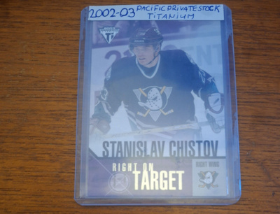 2002-03 Pacific Private Stock Titanium-Right on Target