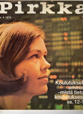 Pirkka n:o 4 1973 Kauppias Kari Nurmi. Pelastus renkaissa.