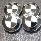 BMW vannekeskiöt – Musta-valko – 56mm (4kpl sarj - pikkukuva 2