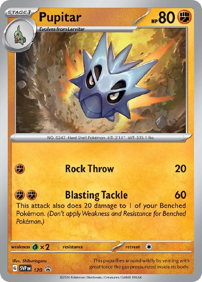 Pupitar SVP 120 - Black Star Promo - NM/M