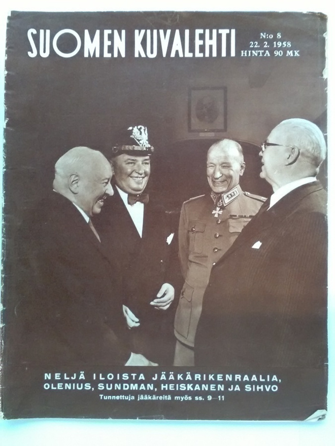 Suomen Kuvalehti No  8 helmikuu 1958
