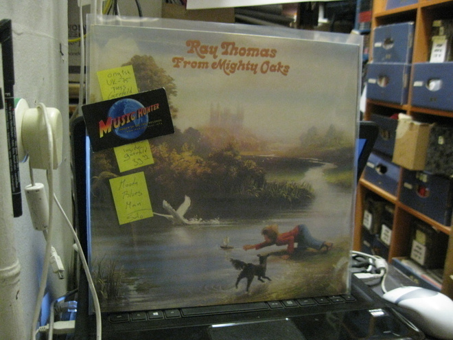 RAY THOMAS - FROM MIGHTY OAKS LP SIGNED! UK -75 M-/M-