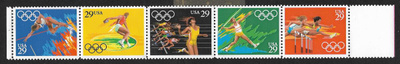 USA - Olympia 1991 (Mic. 2155-2159) ** rivilö