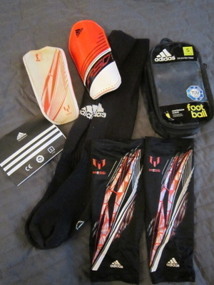 Säärisuojat Adidas f50 pro lite Messi S koko 140-160 cm