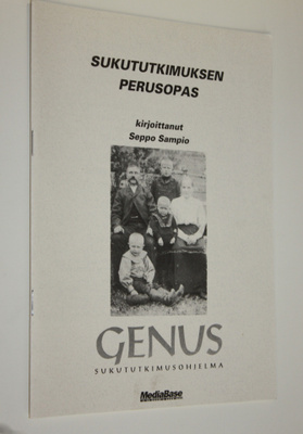 Seppo Sampio : Sukututkimuksen perusopas (signeerattu)