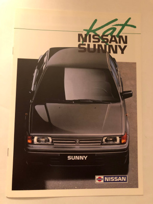 Myyntiesite - Nissan Sunny Kat - 4/1990