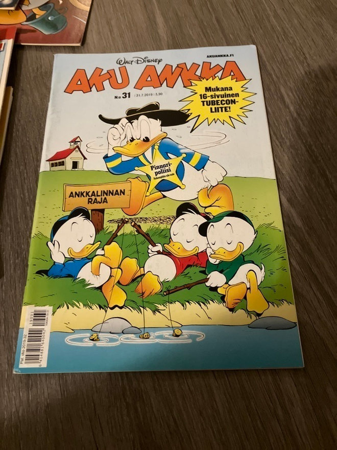 Aku Ankka 31/2019 Tubecon-liite