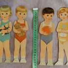 Paperinuket 4 lasta 1940-50-luku - pikkukuva 3