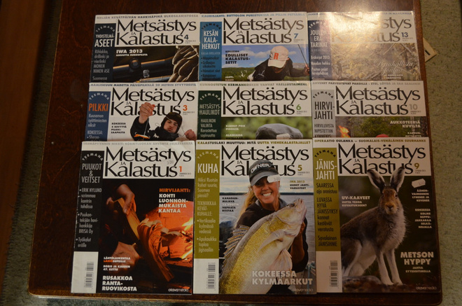 Metsästys ja Kalastus lehdet 1,3,4,5,6,7,9,10,13/2013