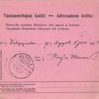 TAMPERE 2.X.24 LEIMA M17 2MK POSTIETUANNIN-OSOTEKORTTI - pikkukuva 2