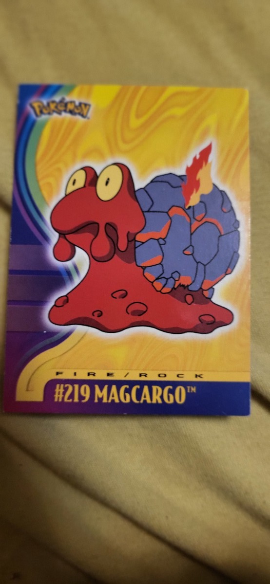 Magcargo #219 Pokemon 2001 Topps Johto Champions card