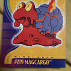 Magcargo #219 Pokemon 2001 Topps Johto Champions card - pikkukuva 1