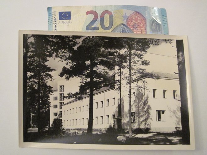 Postikortin Alkup. Valokuva Mikä Paikkakunta? 1950-l