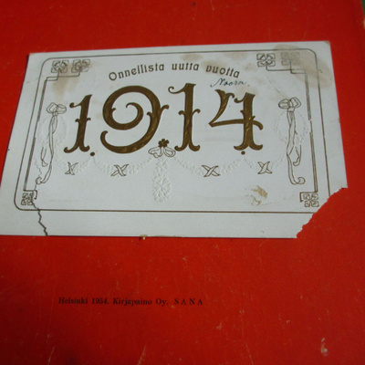 vanhakoko pk vuosiluku kohokortti 1914 kulkenut