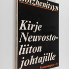 Aleksandr Solzenitsyn : Kirje Neuvostoliiton johtajille j... - pikkukuva 1