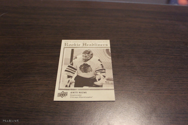 2009-10 Upper Deck Rookie Healiners Antti Niemi #RH3