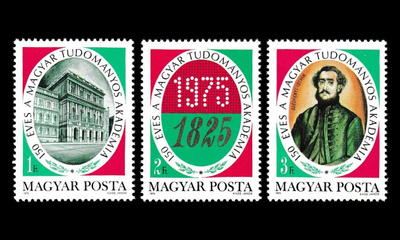 Unkari 3039-41 ** Tiedeakatemia 150v (1975)