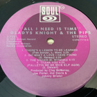 Gladys Knight And The Pips - All I Need Is Time - pikkukuva 3