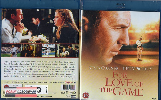Rakkaudesta Peliin	(69 784)	UUSI	-ulk-		BLU-RAY		kevin costn