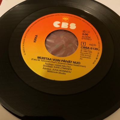 KIRKA: Muistathan * Muistaa voin päivät nuo * FIN 1984