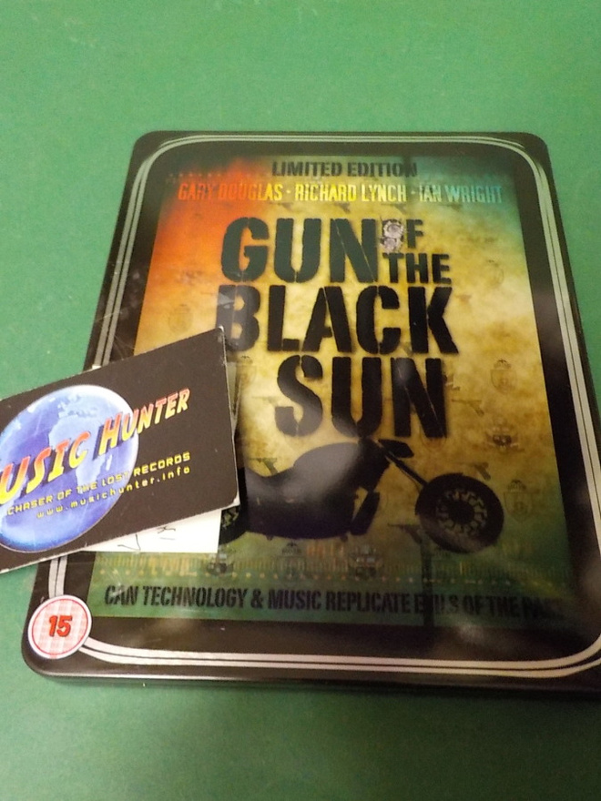 GUN OF THE BLACK SUN UUSI TINCASE DVD + CD BOKSI