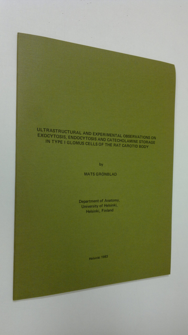Mats Grönblad : Ultrastructural and experimental observat...