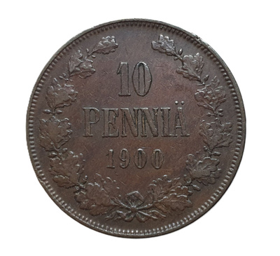 10 Penniä 1900