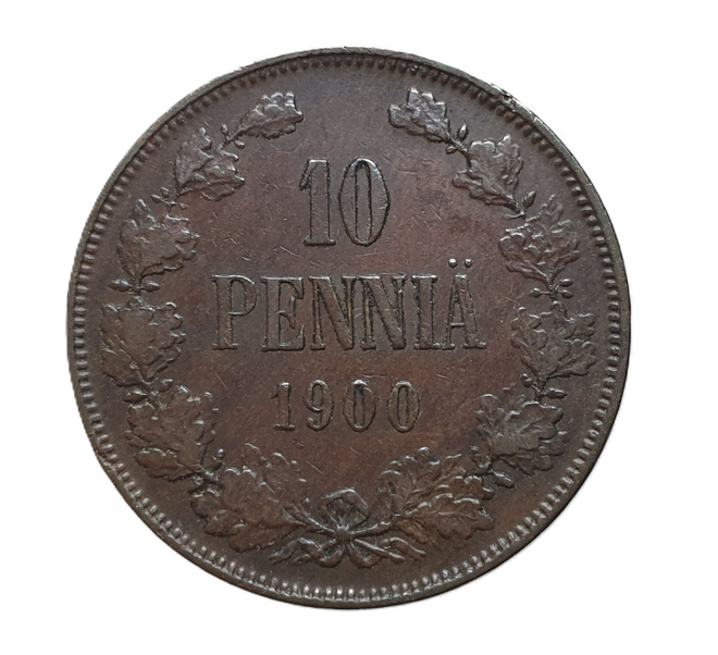 10 Penniä 1900