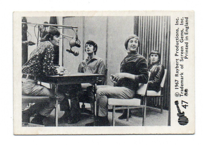 Purkkakuva Monkees n:o 47 1967 Purukumikuvs
