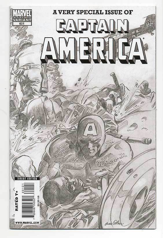 Captain America #601B (July 2009)